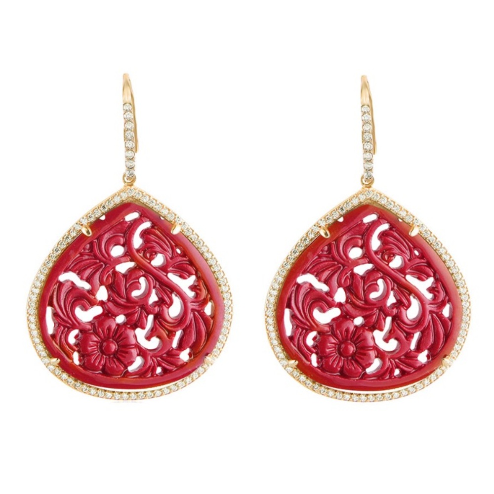 Gabi.rielle gold over silver earrings.